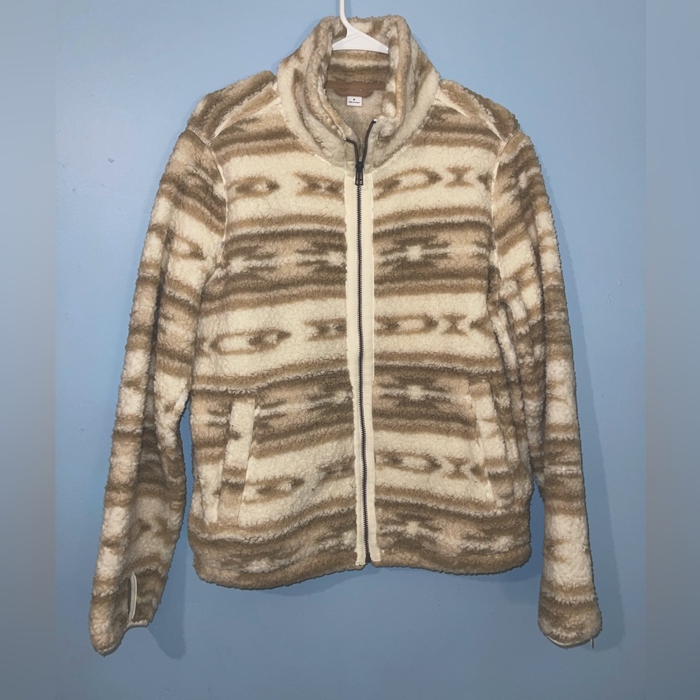 Western Aztec Sherpa Jacket